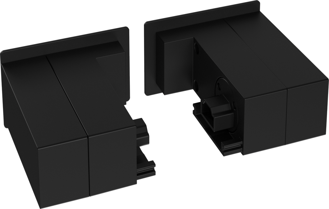 Liteline STRIPE Wall Graze Mounting Brackets, Black