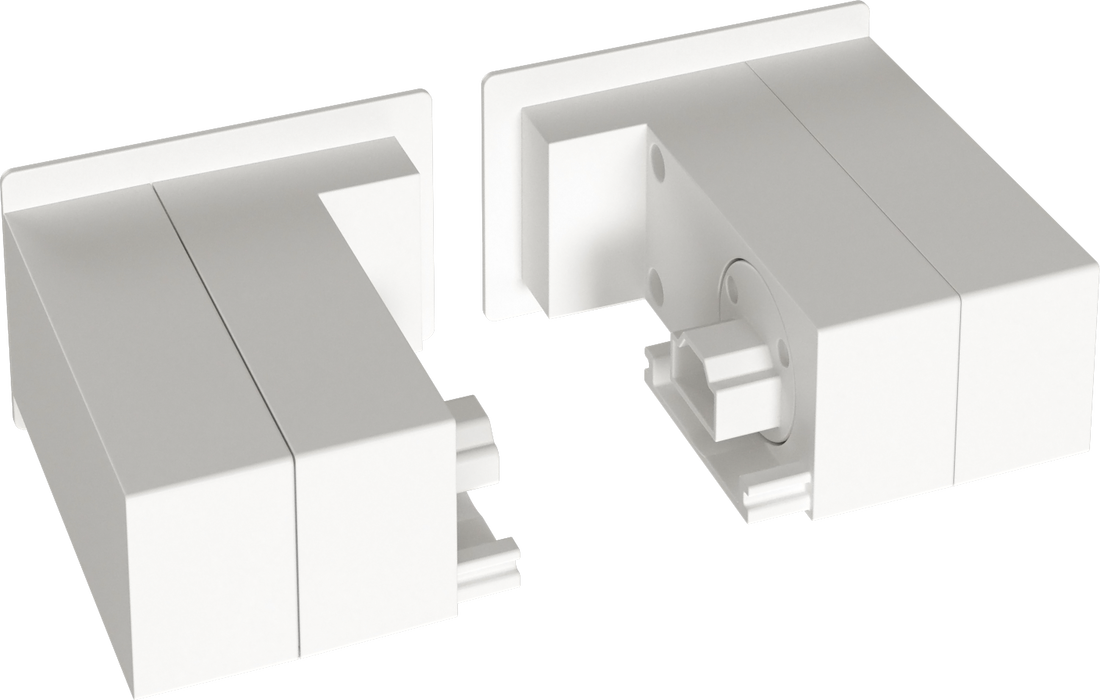 Liteline STRIPE Wall Graze Mounting Brackets, White