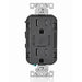 Leviton Decora 30W USB-C PD Wall Outlet, 15A TR Receptacle, Wallplate not included, CC1P3-E Black
