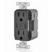 Leviton Decora 30W USB-C PD Wall Outlet, 15A TR Receptacle, Wallplate not included, CC1P3-E Black