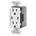 Leviton Decora 30W USB-C PD Wall Outlet, 15A TR Receptacle, Wallplate not included, CC1P3-W White