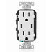 Leviton Decora 30W USB-C PD Wall Outlet, 15A TR Receptacle, Wallplate not included, CC1P3-W White