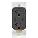 Leviton Decora 60W USB-C PD Wall Outlet, 20A TR Receptacle, Wallplate not included, CC2P6-E Black