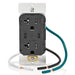 Leviton Decora 60W USB-C PD Wall Outlet, 20A TR Receptacle, Wallplate not included, CC2P6-E Black