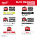 Milwaukee 8m/26ft Wide Blade Tape Measure