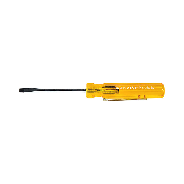 Klein Tools 1/8-Inch Keystone Tip Screwdriver with Pocket Clip, Model A131-2*
