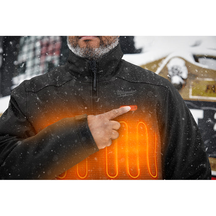 Milwaukee M12 Heated TOUGHSHELL Jacket Kit - Black 2X