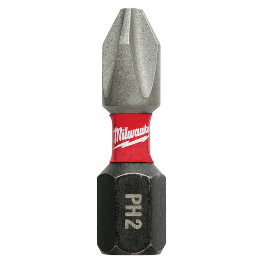 Milwaukee SHOCKWAVE™ 1" Impact Duty Phillips #2 Insert Bits (5 PK)