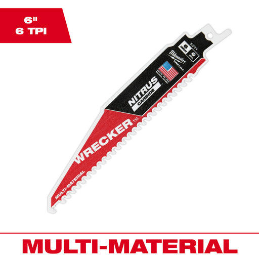 Milwaukee 6" 6TPI Nitrus Carbide 1PK