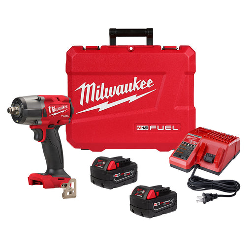 Milwaukee M18 FUEL™ 1/2" Mid-Torque Impact Wrench w/ Friction Ring Kit