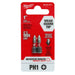 Milwaukee SHOCKWAVE™ 1" Impact Duty Phillips #1 Insert Bits (2 PK)