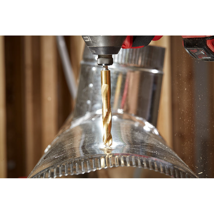 Milwaukee 15/64" SHOCKWAVE™ Impact Duty RED HELIX™ Titanium Drill Bit
