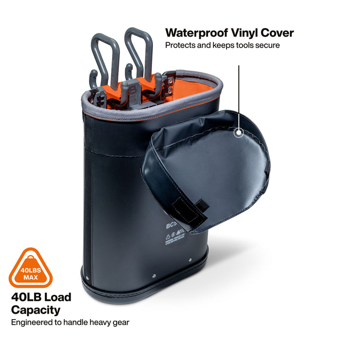 Klein Tools Deep Oval Bucket, S-Hook