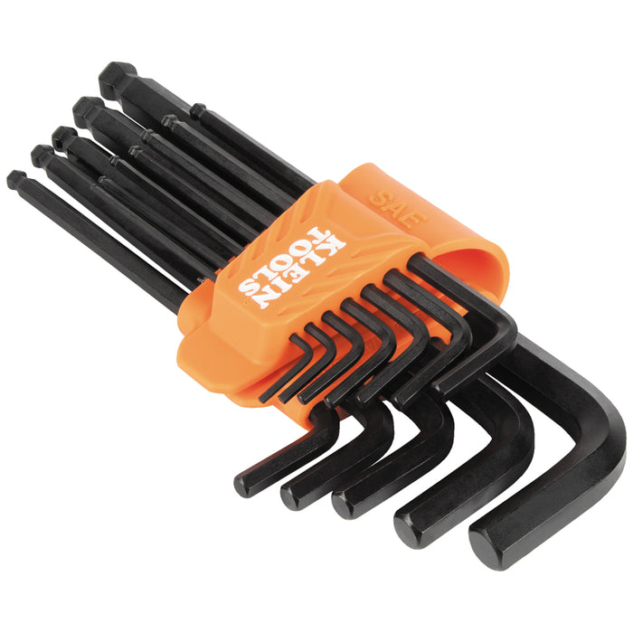 Klein Tools L-Style Ball-End Hex Key Wrench Set, SAE, 12-Piece, Model BLS12*