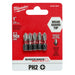 Milwaukee SHOCKWAVE™ 1" Impact Duty Phillips #2 Insert Bits (5 PK)