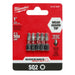 Milwaukee SHOCKWAVE™ 1" Impact Duty Square Recess #2 Insert Bits (5 PK)