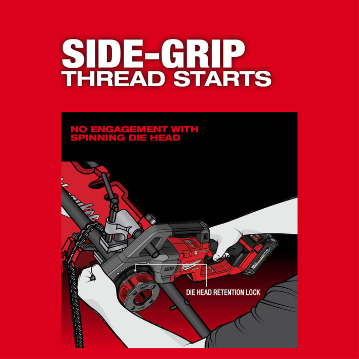 Milwaukee M18 FUEL Compact Threader w/Dies