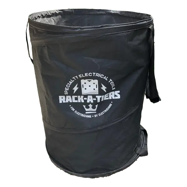 Rack-A-Tiers Pop-Up Garbage Can with Reinforced Hard Bottom, Model 51020