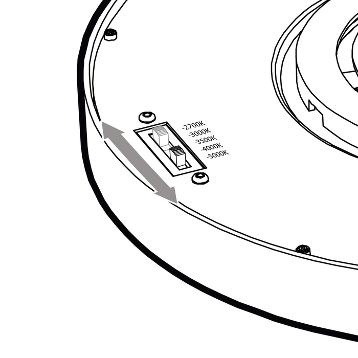 DALS Lighting Satin Nickel 10 Inch Round Indoor/Outdoor LED Flush Mount, Model CFLEDR10-CC-SN*