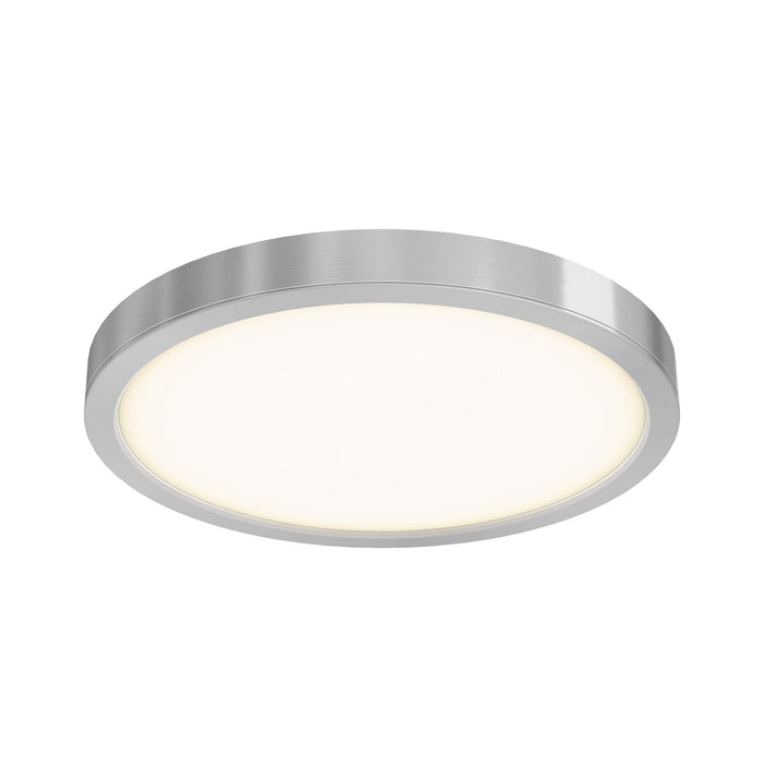 DALS Lighting Satin Nickel 14 Inch Round Indoor/Outdoor LED Flush Mount, Model CFLEDR14-CC-SN*