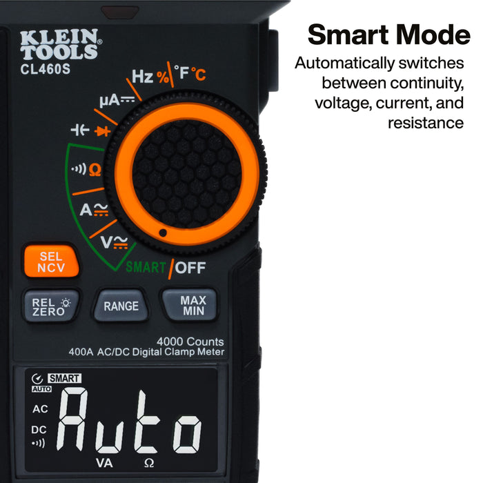 Klein Tools 400A AC/DC Auto-Ranging Smart Digital Clamp Meter