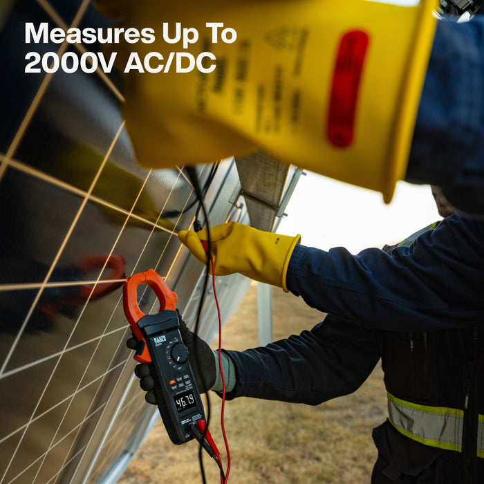 Klein Tools 2000A AC/DC Auto-Ranging TRMS Clamp Meter with Worklight