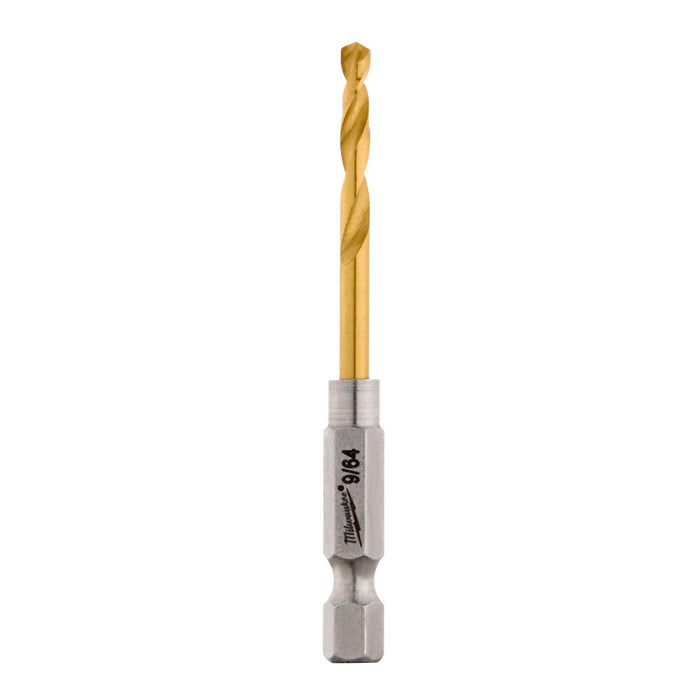 Milwaukee 9/64" SHOCKWAVE™ Impact Duty RED HELIX™ Titanium Drill Bit