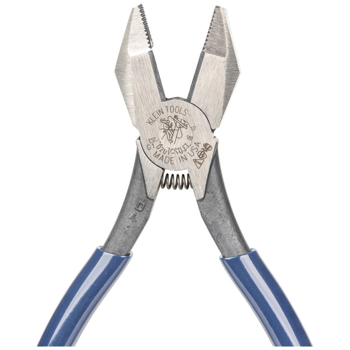 Klein Tools Ironworker's Rebar Pliers, Left Handed, Spring Loaded, 9-Inch, Model D201-7CSTLFT*