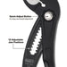 Klein Tools Straight Jaw Quick-Adjust Pump Pliers, 10-Inch