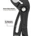 Klein Tools Straight Jaw Quick-Adjust Pump Pliers, 12-Inch