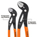 Klein Tools Straight Jaw Quick-Adjust Pump Pliers Set, 2-Piece