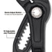 Klein Tools Straight Jaw Quick-Adjust Pump Pliers, 7-Inch