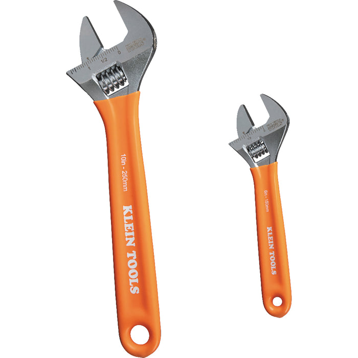 Klein Tools Extra-Capacity Adjustable Wrenches, 2-Piece, Model D5072*
