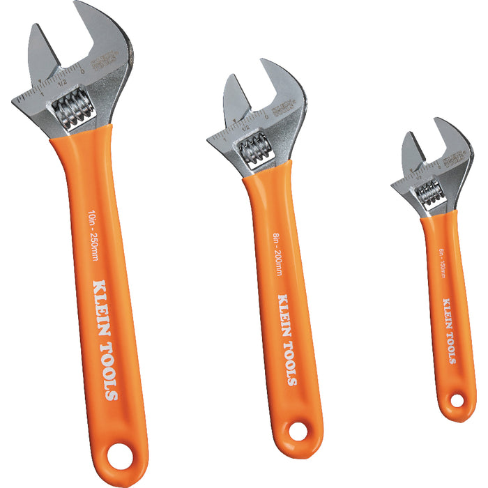 Klein Tools Extra-Capacity Adjustable Wrenches, 3-Piece, Model D5073*
