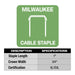 Milwaukee 1" Insulated Cable Staples