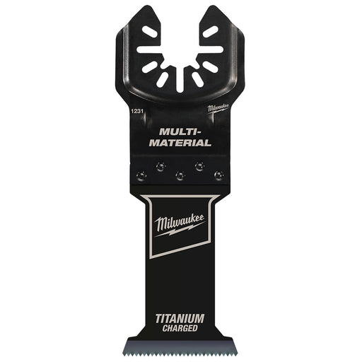 Milwaukee OPEN-LOK™ 1-3/8" TITANIUM CHARGED™ Bi-Metal Multi-Material Multi-Tool Blade