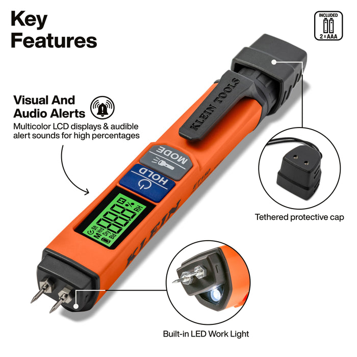 Klein Tools Pin Moisture Meter