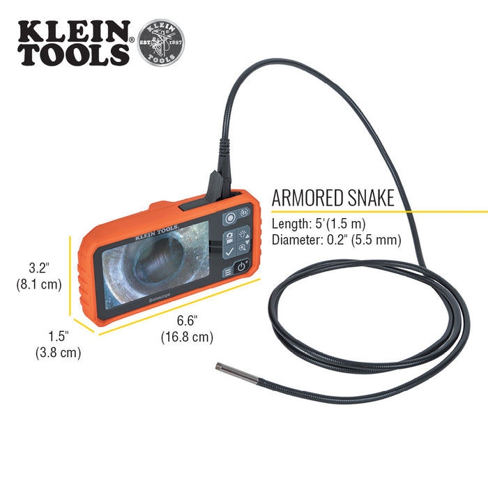 Klein Tools Plumber's Borescope, Model ET18*