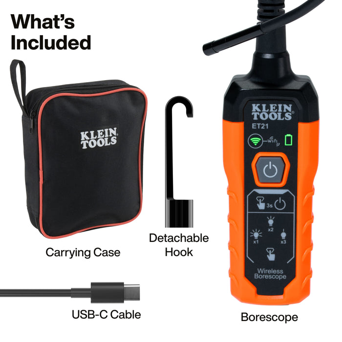 Klein Tools WiFi Inspection Borescope