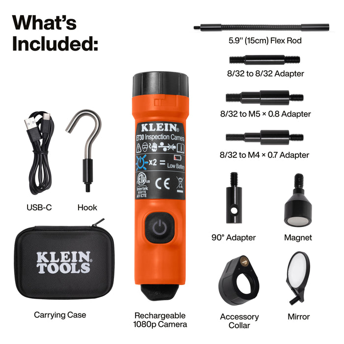Klein Tools Compact Wireless Inspection Camera