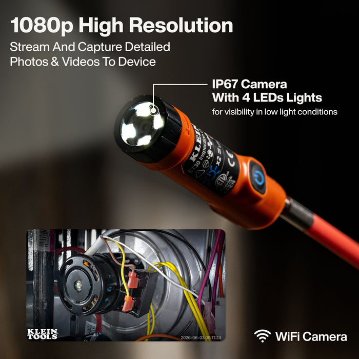 Klein Tools Compact Wireless Inspection Camera