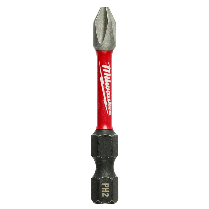 Milwaukee SHOCKWAVE™ 2” Impact Duty Phillips #2 Power Bits (5 PK)