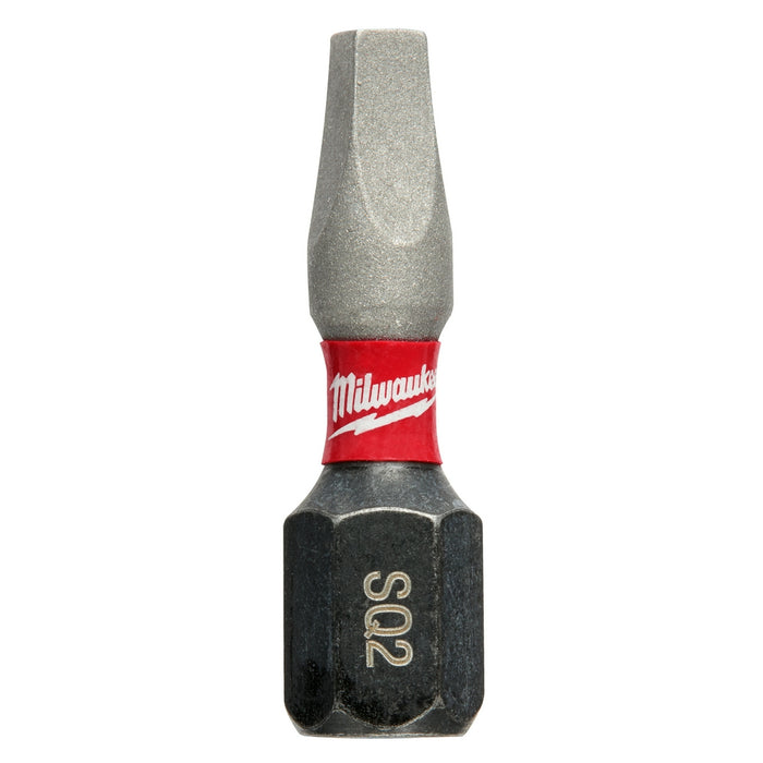 Milwaukee SHOCKWAVE™ Square Recess #2 Insert Bit 10PK