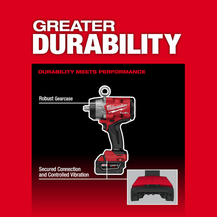 Milwaukee M18 FUEL™ 1/2" High Torque Impact Wrench w/ Pin Detent Kit