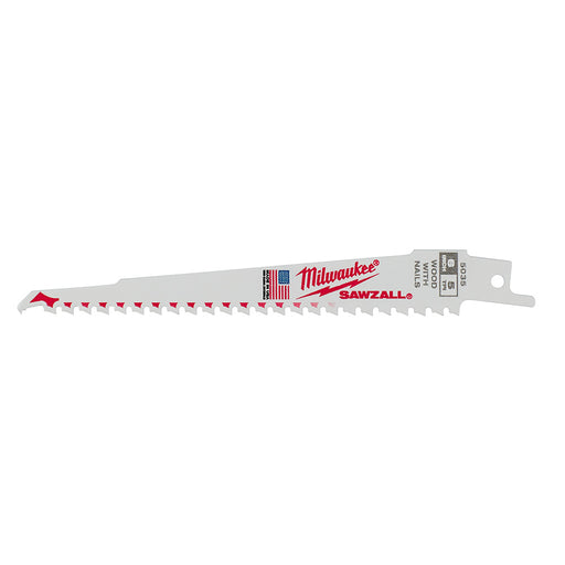 Milwaukee 6 In. Sawzall Blades - Pkg of 5