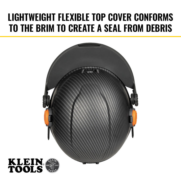 Klein Tools Face Shield, Full Brim Hard Hat, Gray Tint, Model 60529*