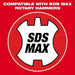 Milwaukee SDS Max 4CT MX4™ 1-1/2" X 18" X 23"