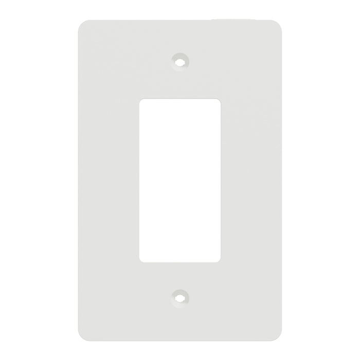 Square D 1 Gang Mid+ Wall Plate Wh