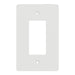 Square D 1 Gang Mid+ Wall Plate Wh