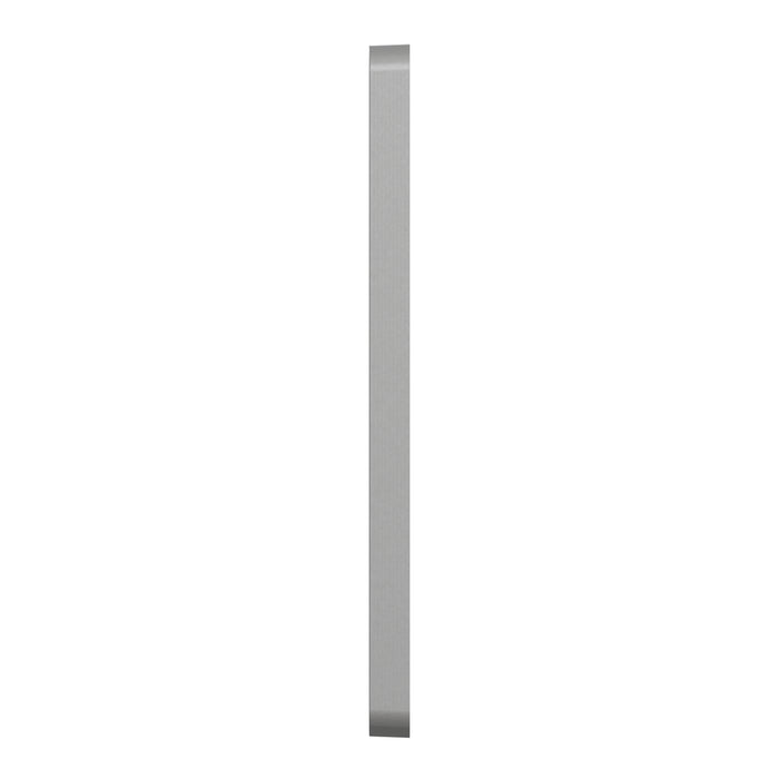 Square D 2 Gang Screwless Matte Wall Plate Gy